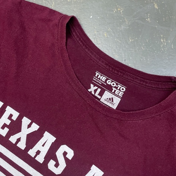 Adidas Texas A&M Aggies Football Shirt XL University Go To Tee - Picture 6 of 6